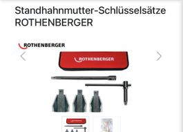 Rothenberger Armaturen Schlüssel-Set fast NEU