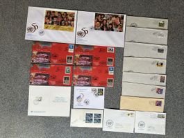 Nations Unies - schönes Lot mit Bedarfsbriefen und FDC 50 Ju