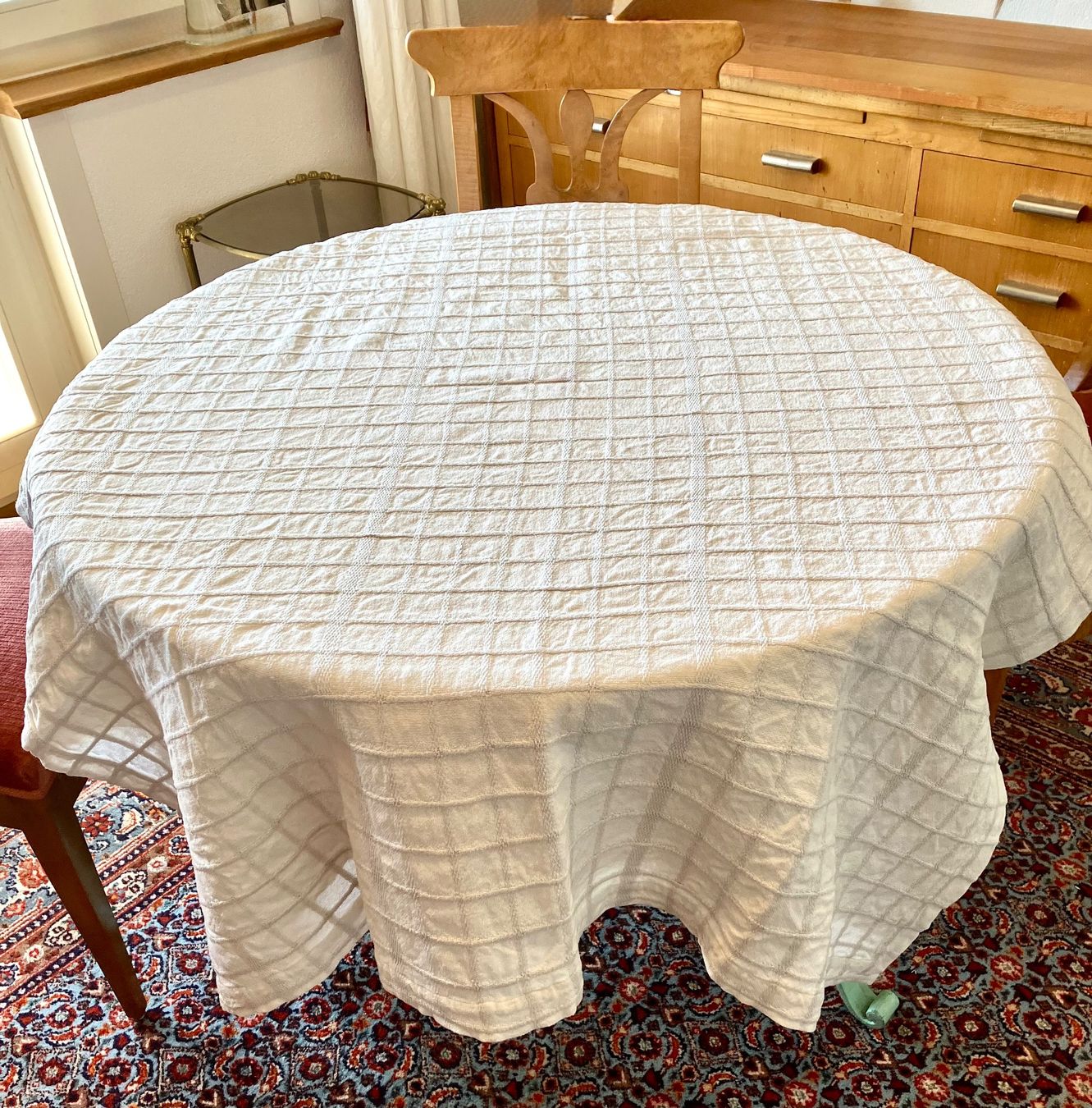 Sonstige Tischwäsche: Schönes Leinen-Tischtuch 150x150cm – Gebraucht aus Schaffhausen von NinaRicardo