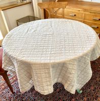 Vintage Leinen-Tischtuch 150x150cm