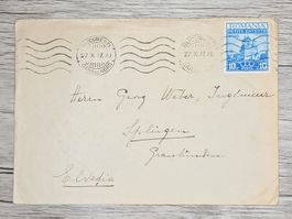CL22 Enveloppe + Timbre Roumanie 1937