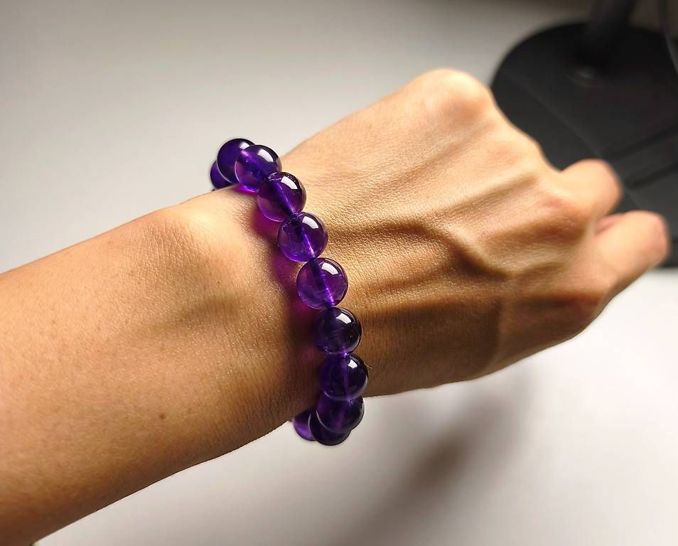 Bracciali & Braccialetti: Bracelet en améthyste naturelle 10mm – Usato da Ursy venduto da tan_8qdl 4