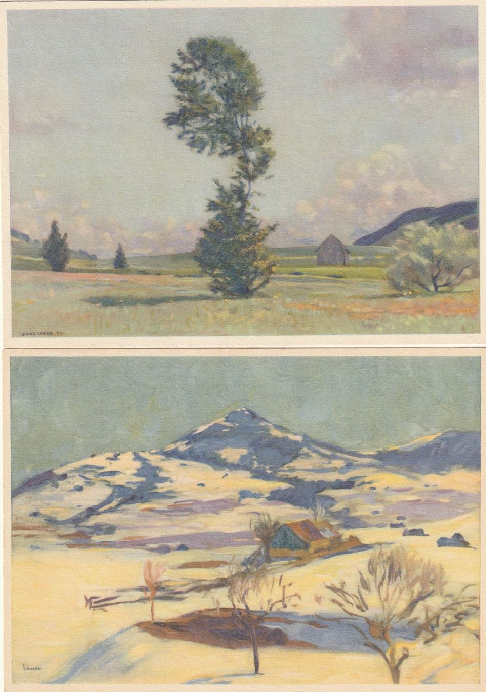 Cartoline postali: 5 AK Carl Liner – Usato da Rorschacherberg venduto da fratovi2 2