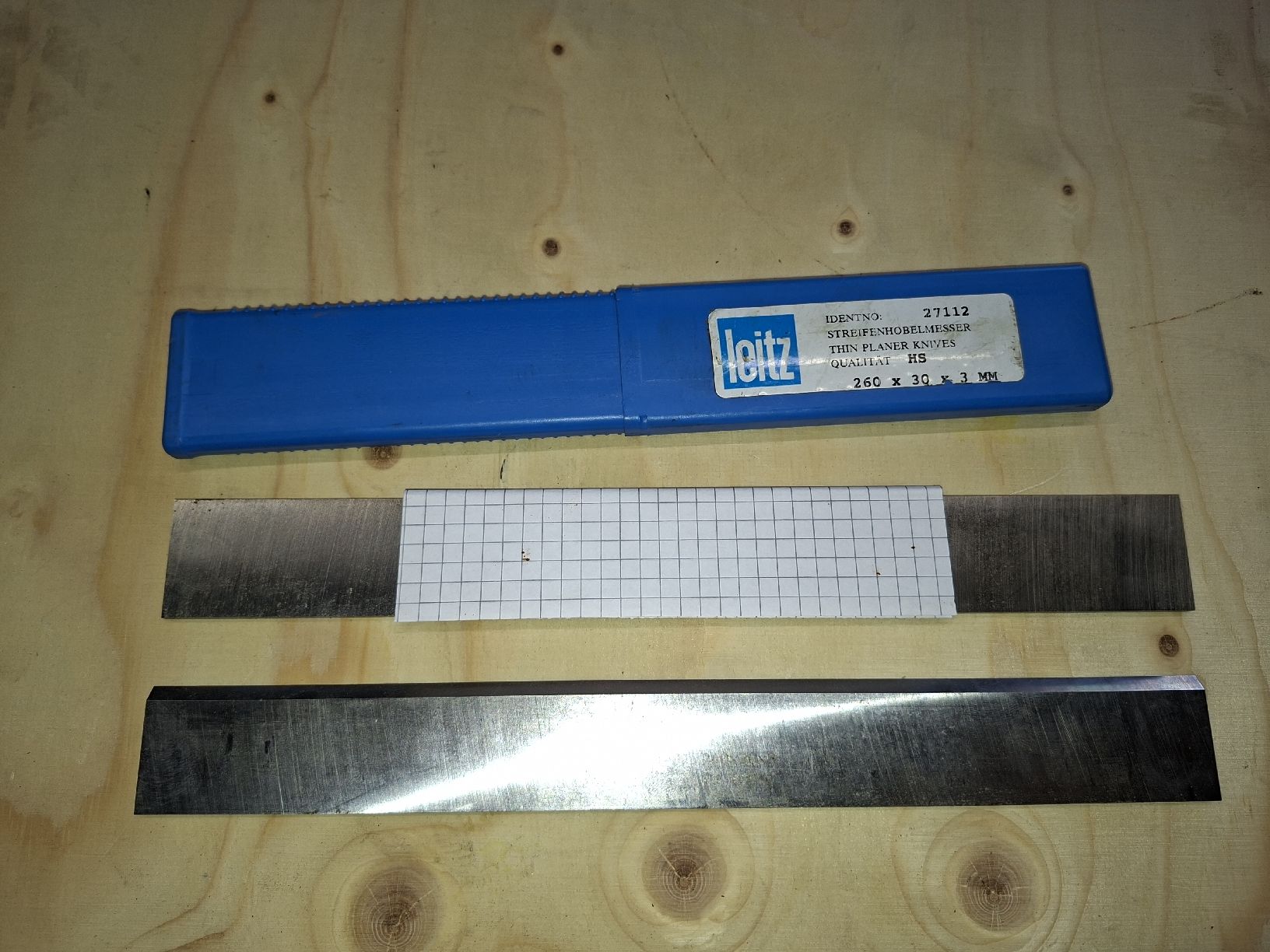 Leitz Tutti gli attrezzi: Streifenhobelmesser LEITZ HS 260x30x3mm – Nuovo (secondo la descrizione) da Niederuzwil venduto da Dakitiki 1