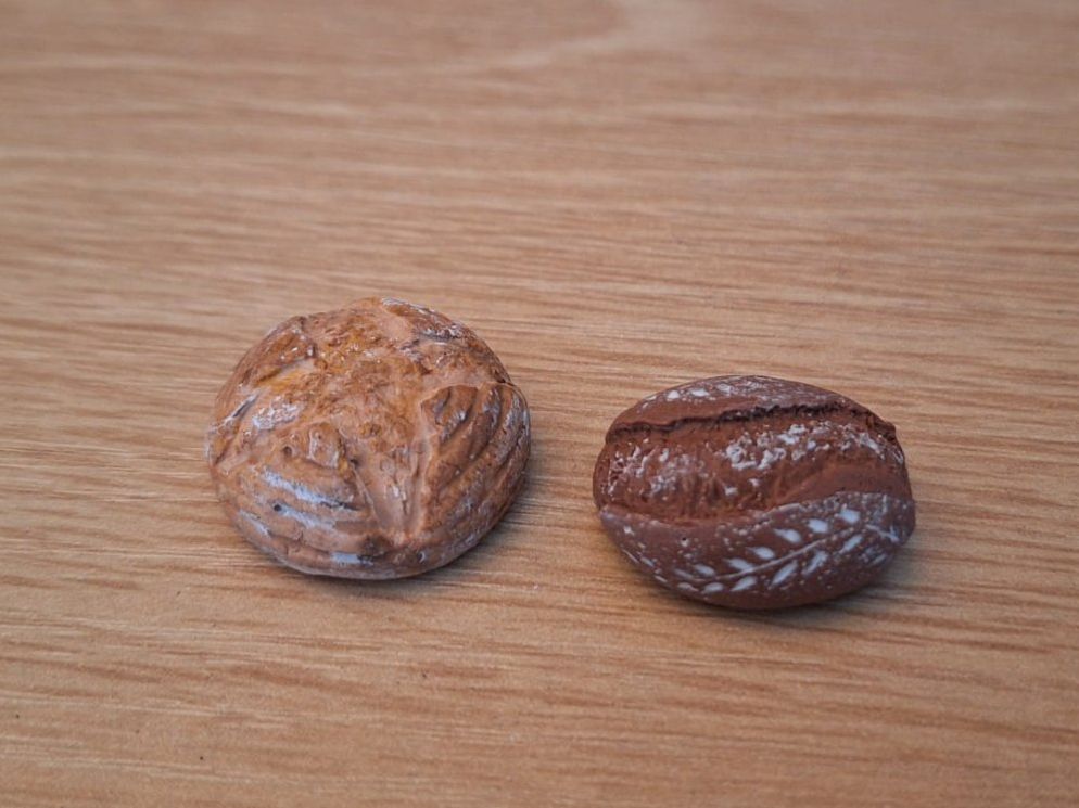 Case e mobili per bambole: Puppenhaus Holzofen Brote – Nuovo (secondo la descrizione) da Zürich venduto da HandmadeTinyFood 2
