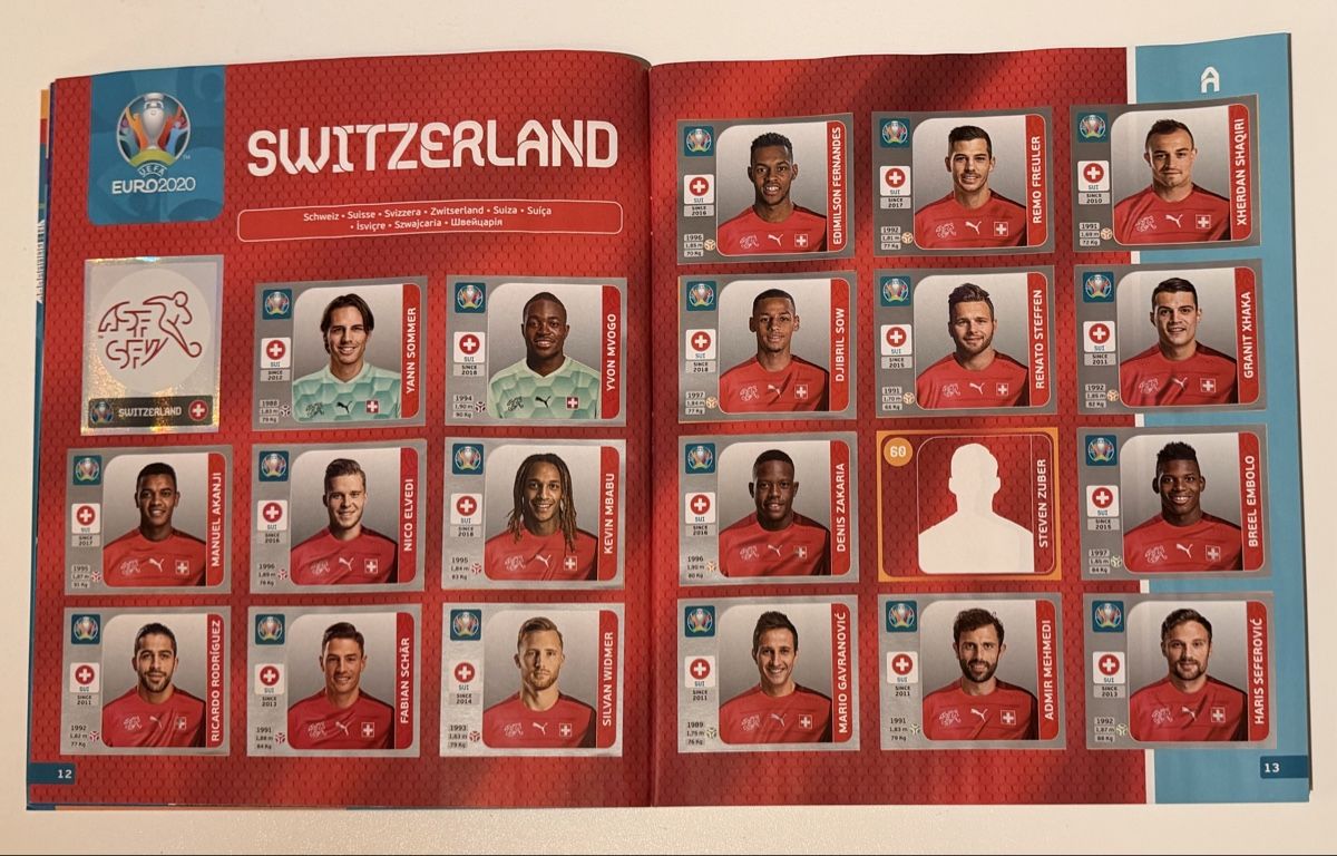 Panini Alben: Panini UEFA Euro 2020  – Gebraucht aus Au SG von Bego1 3