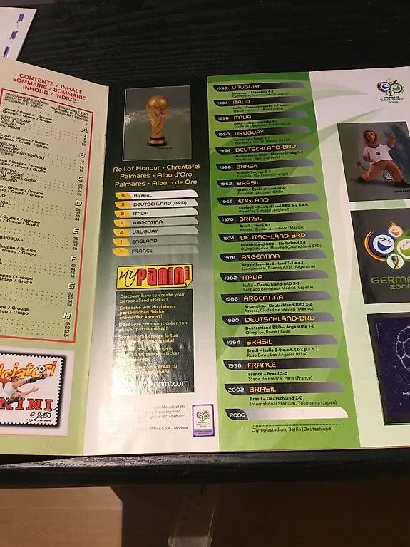 Panini Carte collezionabili: Album Panini Germany 2006 – Usato da Vétroz venduto da Moulb7 1
