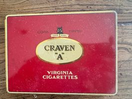 6 SCATOLE in latta per sigarette/tabacco
