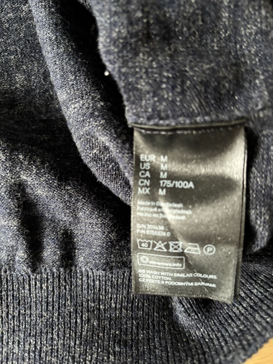 Pulls & Sweat-shirts: Herrenpullover M, grau blau – D'occasion à Buonas par eluthi48 2