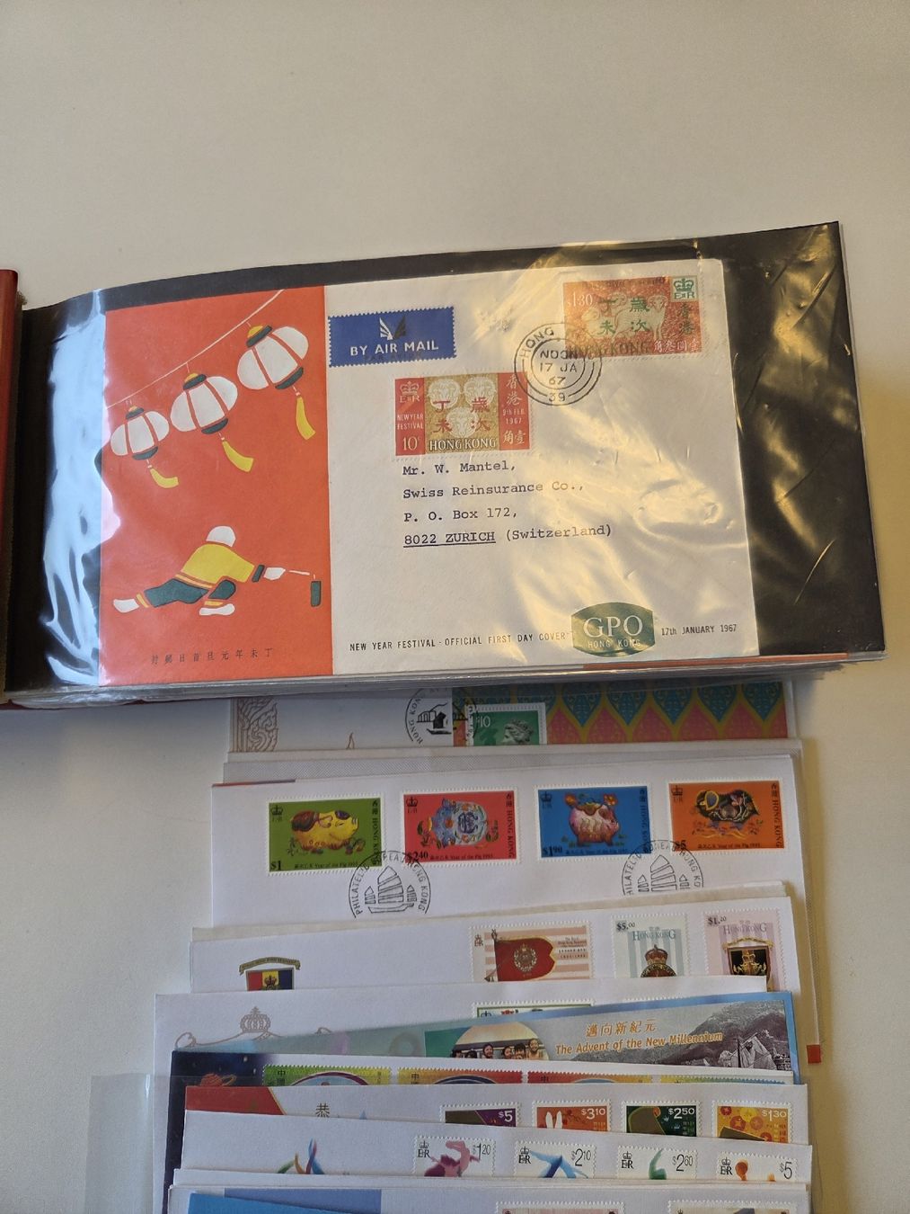 Tutti i francobolli: 133 FDC Hong Kong 1967 - 1998 – Usato da Bassersdorf venduto da Lara049 1