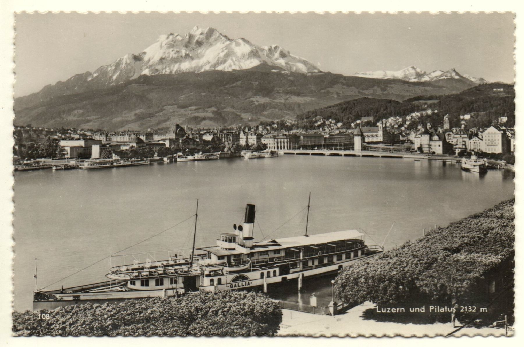 Ansichtskarten: LUZERN Dampfschiff Gallia – Neu (gemäss Beschreibung) aus Jona von philajona