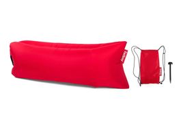 Fatboy Lamzac 3.0 Red - Chaise longue / Pouf gonflable.