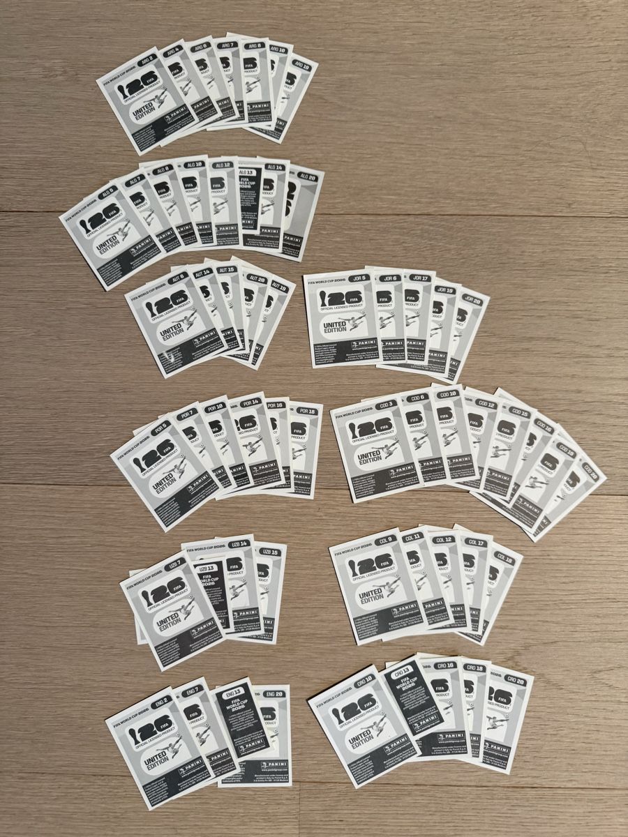 Panini Carte collezionabili: Ca. 300 Panini, WM 2026 – Nuovo (secondo la descrizione) da Spiegel b. Bern venduto da Niknu 5
