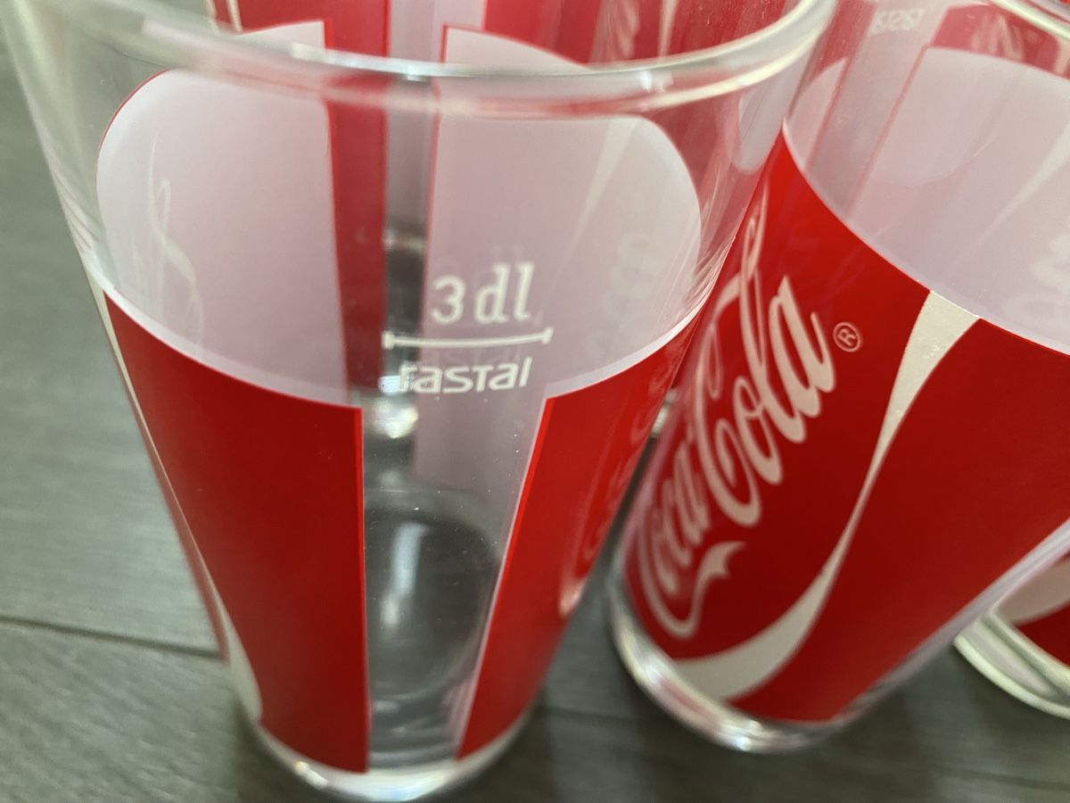 Coca-Cola Bicchieri: 9 Gläser von Coca Cola 3dl – Usato da Hägglingen venduto da kar_v9qf 3