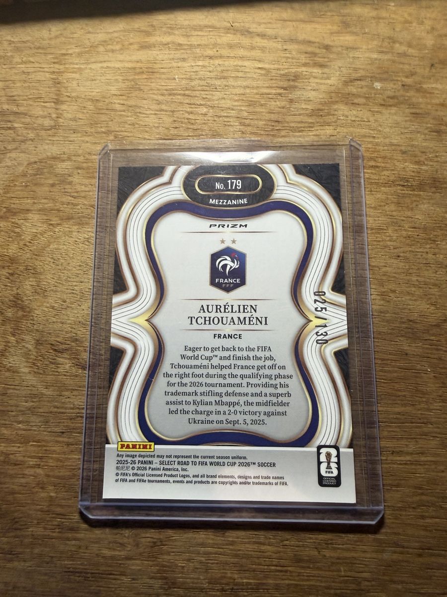 Panini Sammelbilder & Trading cards: Aurelien Tchouameni 2026 Panini Select /130 – Neu (gemäss Beschreibung) aus Goldach von pipinio 1