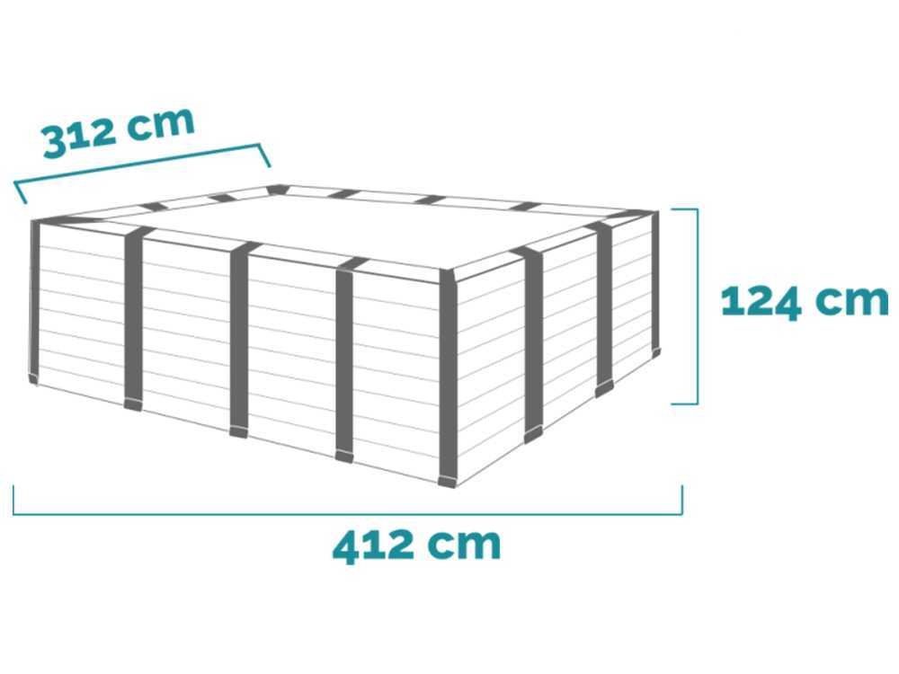 Intex Schwimmbad: INTEX Exotic 400x300x124cm Luxus Graphitpool Chemiefrei! TOP – Neu und originalverpackt aus Wynau von Intexpool24 9