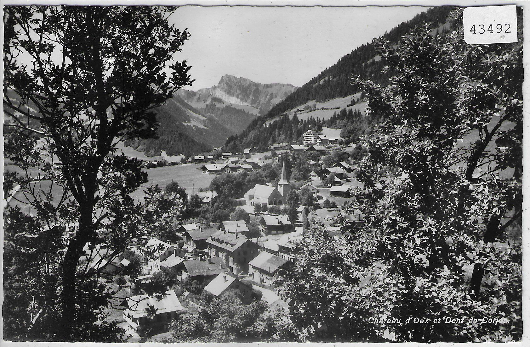 Cartoline postali: Chateau d'Oex et Dent de Corjon – Usato da Ettingen venduto da Kartenplanet