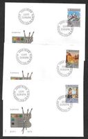 3 FDC 565 - 567 Serie Einzelmarken Europamarken ET 28.4.1975