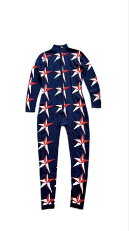 Perfect Moment Wool Jumpsuit Stars print Size M