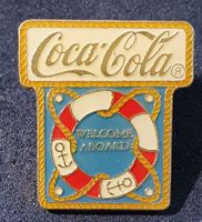 BB701 - Pin Coca Cola Welcome Aboard mit Anker Rettungsring