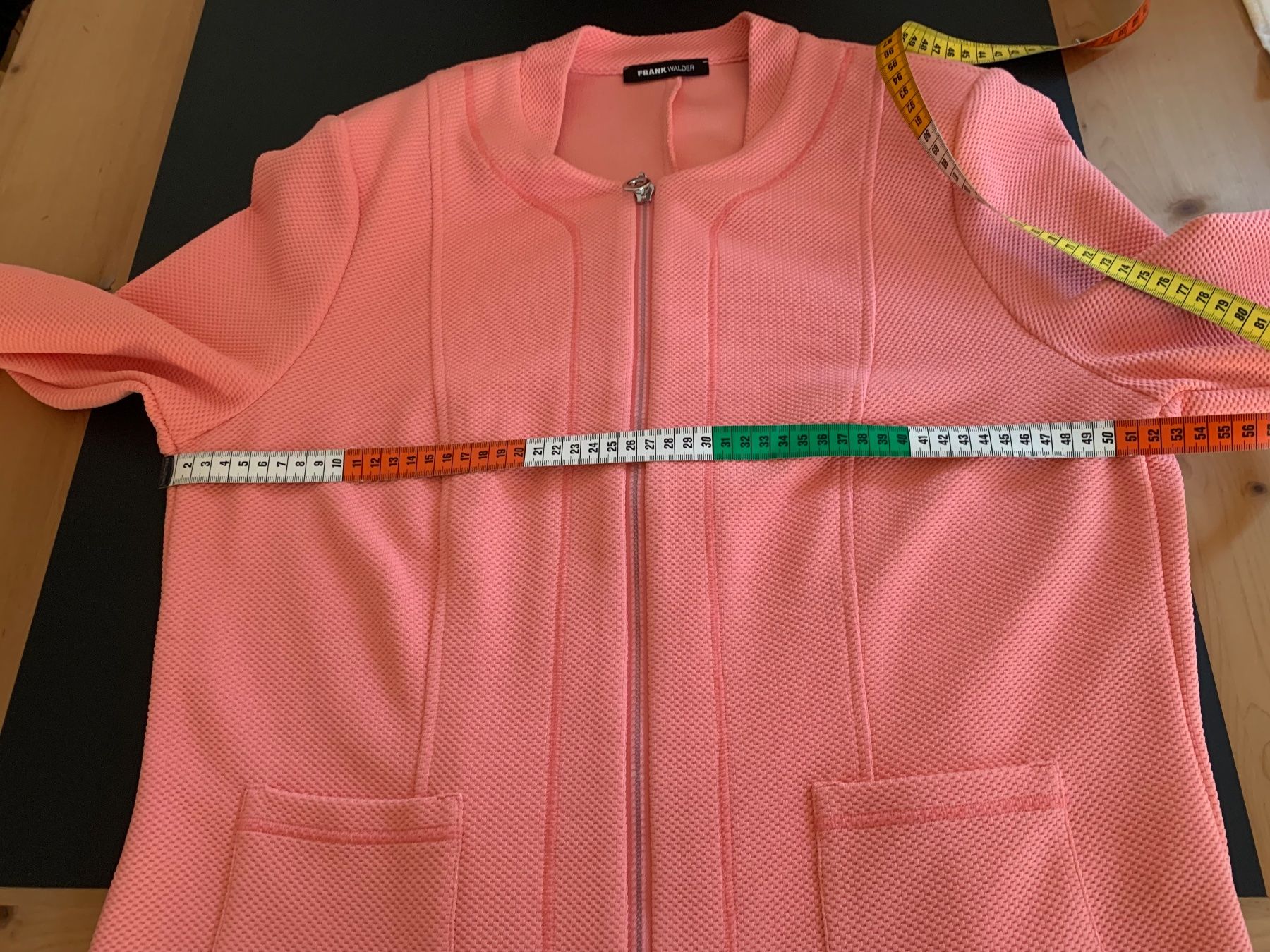 Vestes: Damen Jersey Jacke,  Grösse 44, lachsfarbig – Neuf (Voir description) à Grüsch par frifri06 8