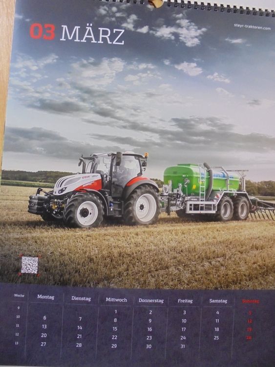 Steyr Kalender Traktor Prospekt  Kaufen auf Ricardo