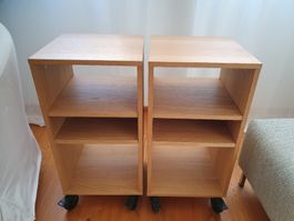 2 Comodini Ikea RAVAROR in legno