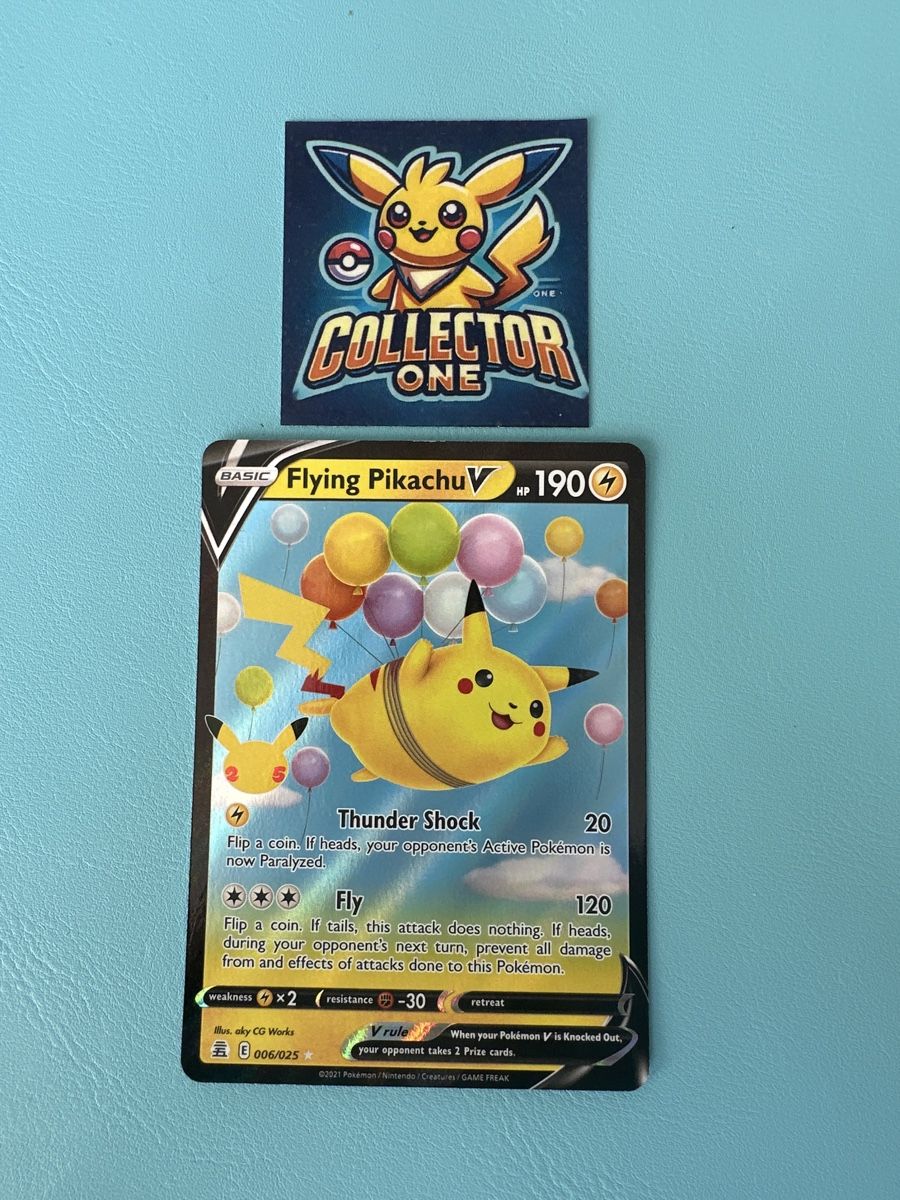 Pokémon Sammelbilder & Trading cards: Pokemon Flying Pikachu Celebrations Fullart 2025 – Neu (gemäss Beschreibung) aus Lommiswil von CollectorOne