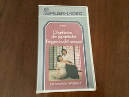 VHS-Video: Ohashiatsu, die japanische Fingerdrucktherapie