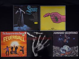 Vinyl LP-Bundle (4er Set) – Klassik, Austropop, Reggae, Rock
