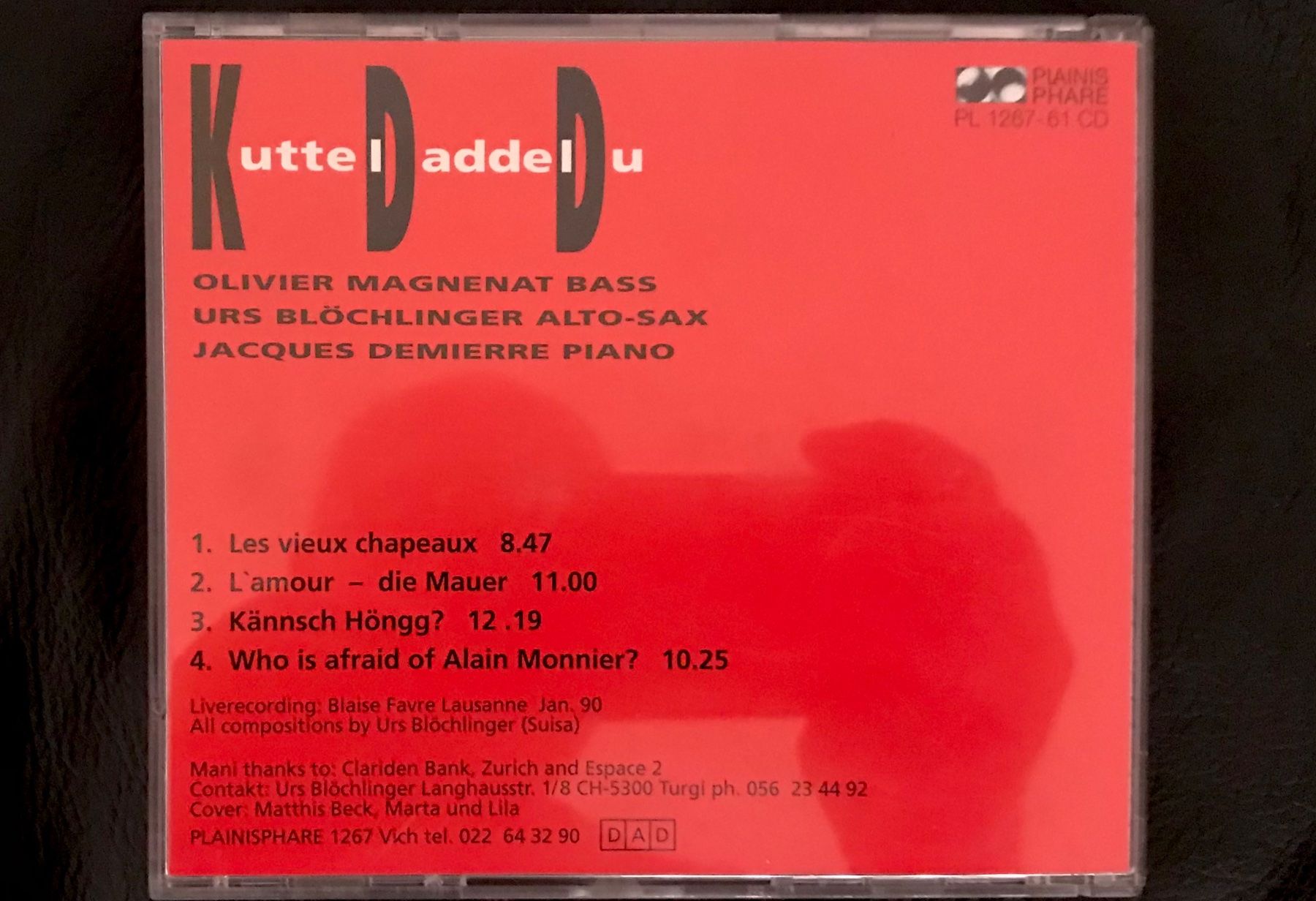 CD: CD Kutteldaddeldu - Live In Lausanne – Usato da Zürich venduto da tomakomai 1