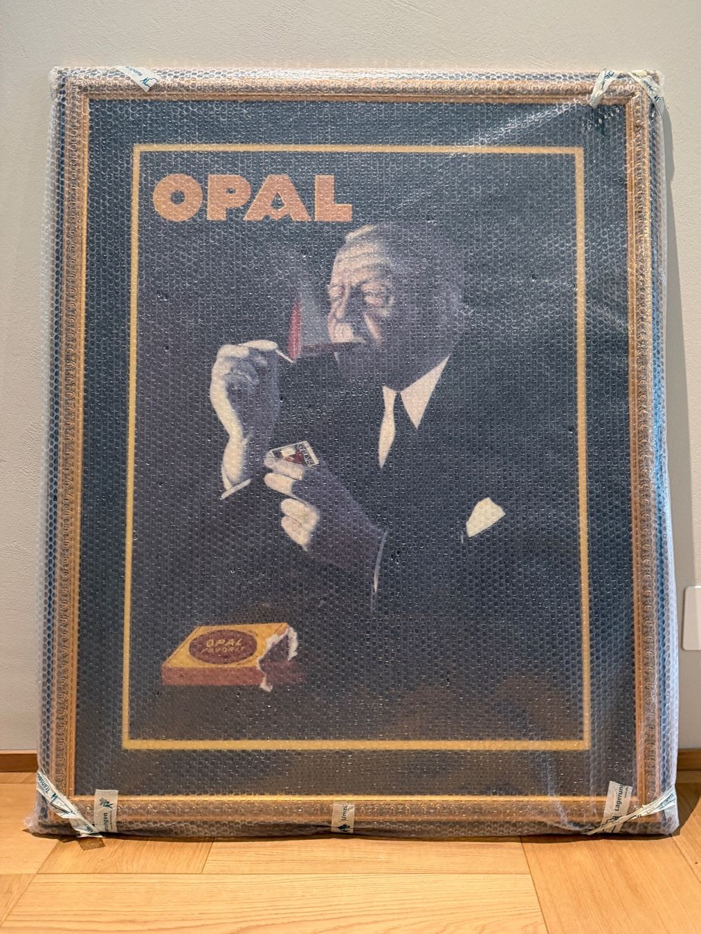 Posters & Illustrations: Gerahmtes Opal Bild vintage - Raucher – D'occasion à Malans GR par Eitschi 1
