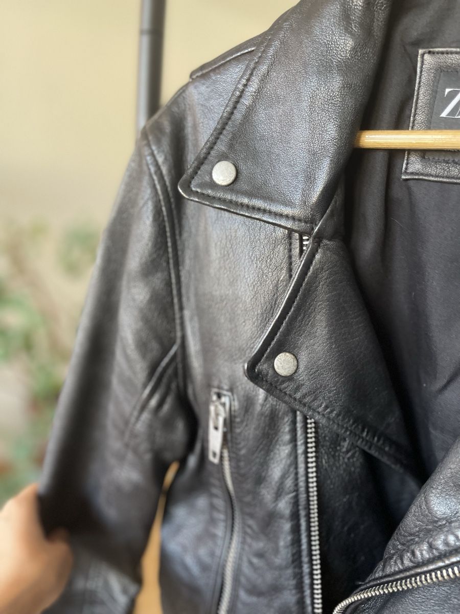 Zara Giacche: Zara Lederjacke, Schwarz, Grösse S – Nuovo (secondo la descrizione) da Zürich venduto da Tcj.han 2