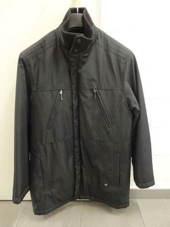 Veste imperméable longue chaude noire