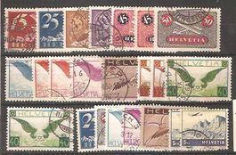 Luftpost 23 Werte feinst gest.