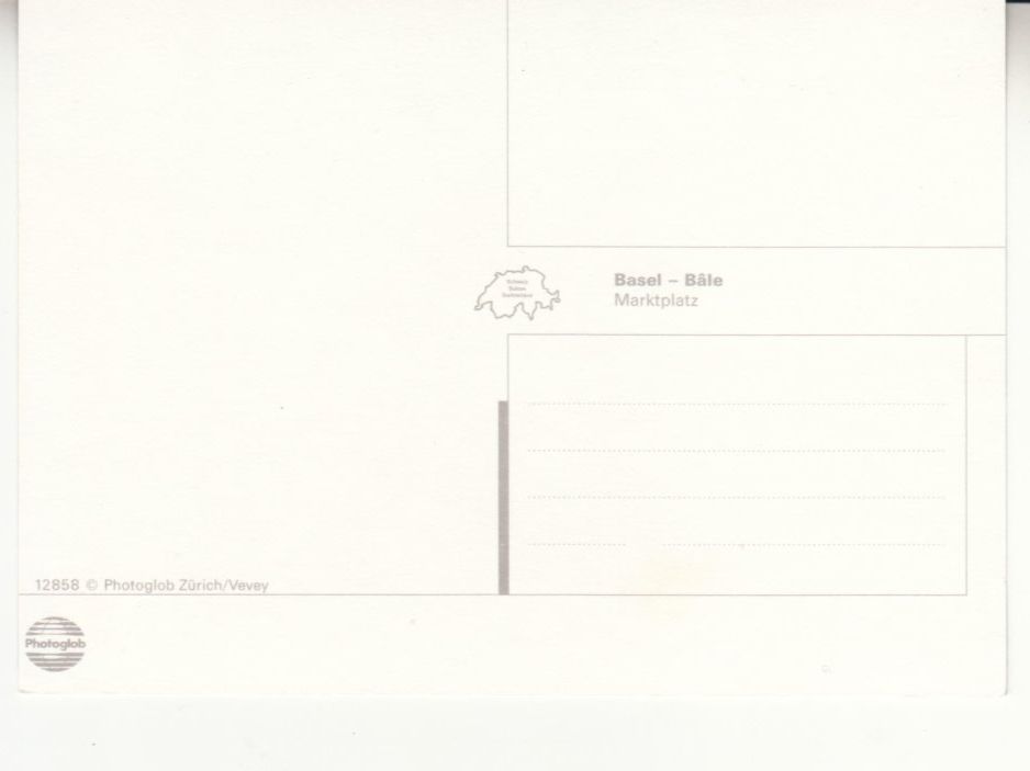 Cartoline postali: Basel ca. 1980 – Usato da Bürglen TG venduto da StampGraf 1