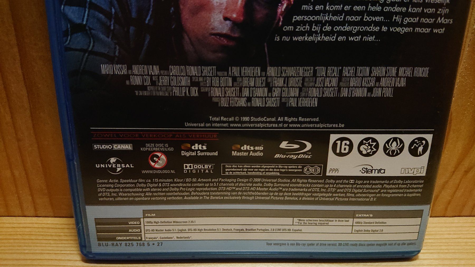 Tutti i DVDs: TOTAL RECALL Blu-Ray Holländisch Version – Usato da Wilderswil venduto da Exebub 3