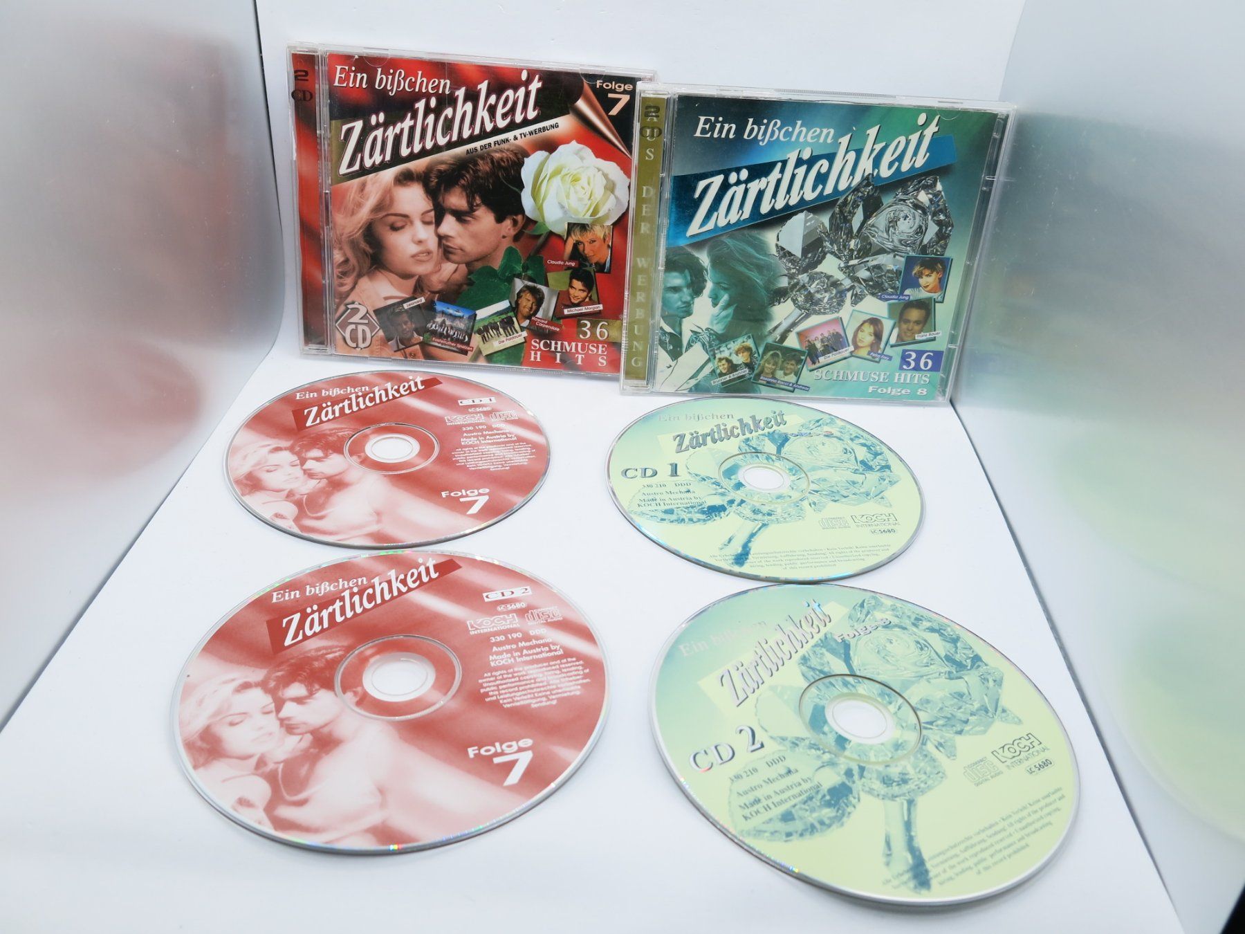 CD: 2 CD Ein Bisschen Zärtlichkeit 7 + 8 Claudia Jung Carpandale – Usato da Ernetschwil venduto da luisvonerni