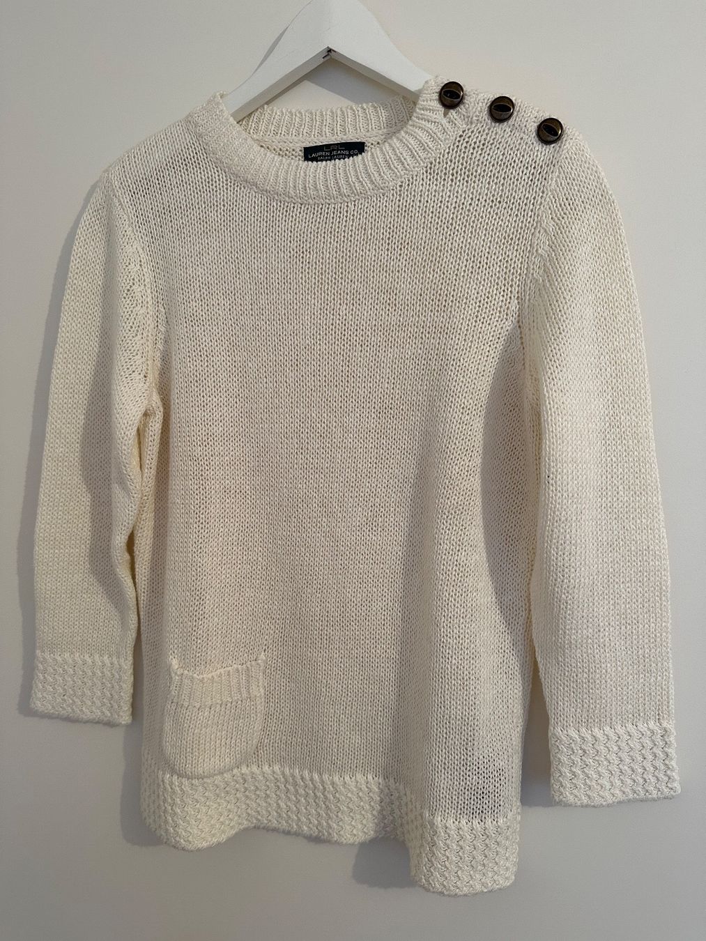 Ralph Lauren Maglioni & Felpe: RALPH LAUREN DAMEN PULLOVER-BEIGE-WIE NEU – Nuovo (secondo la descrizione) da Baar venduto da hasenfrau15