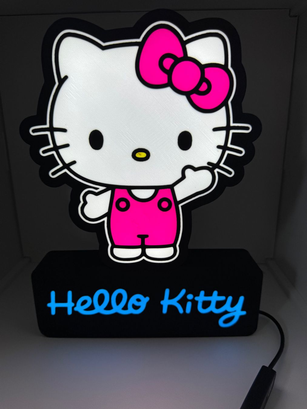 Lampade: Lightbox lumière led Hello Kitty RGB – Nuovo (secondo la descrizione) da Vicques venduto da PAMB3D 4