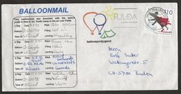 Ballon 1999 Deutschland Künzell Fulda Jugend Luftpost