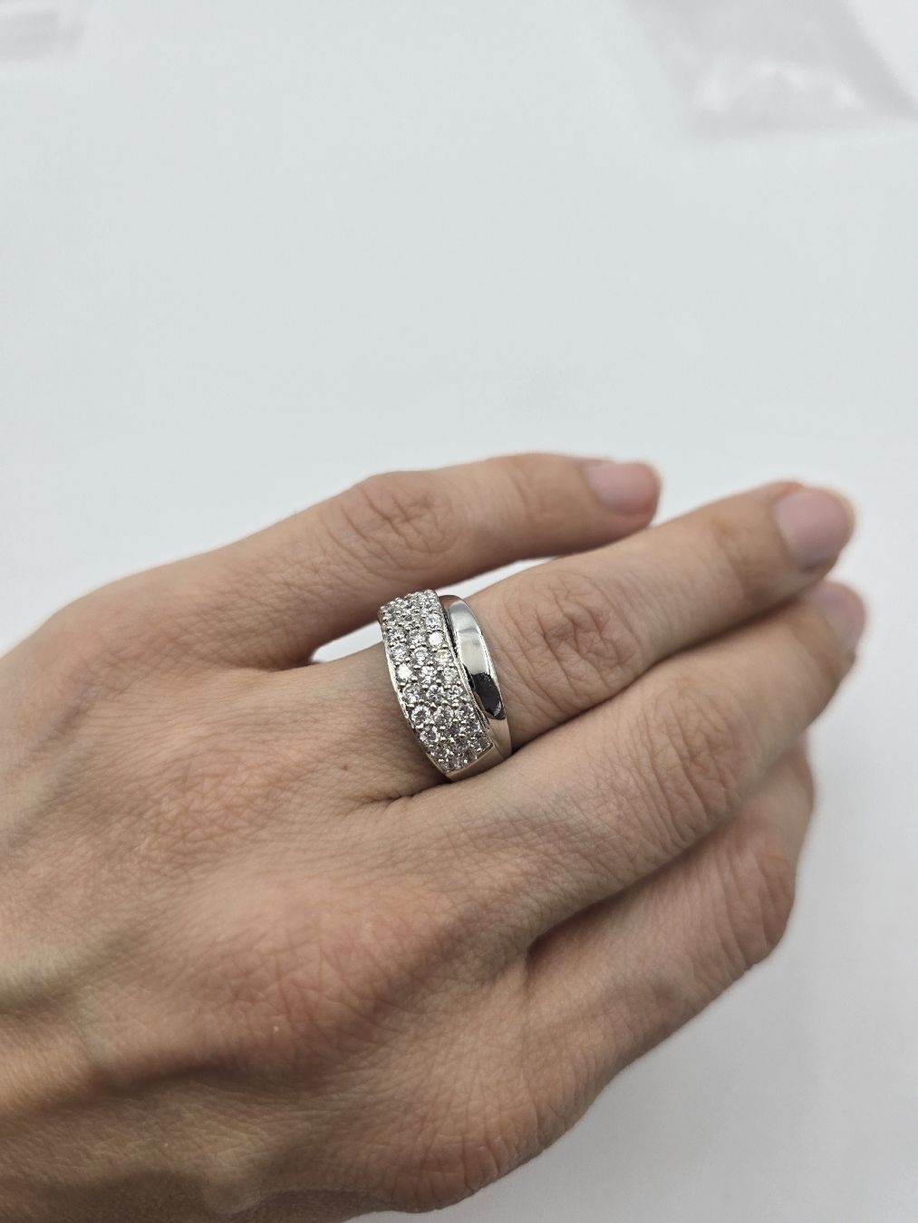 Ringe: Ring Silber 925 Zirkonia Gr. 58 – Neu und originalverpackt aus Zug von gold.schmuck