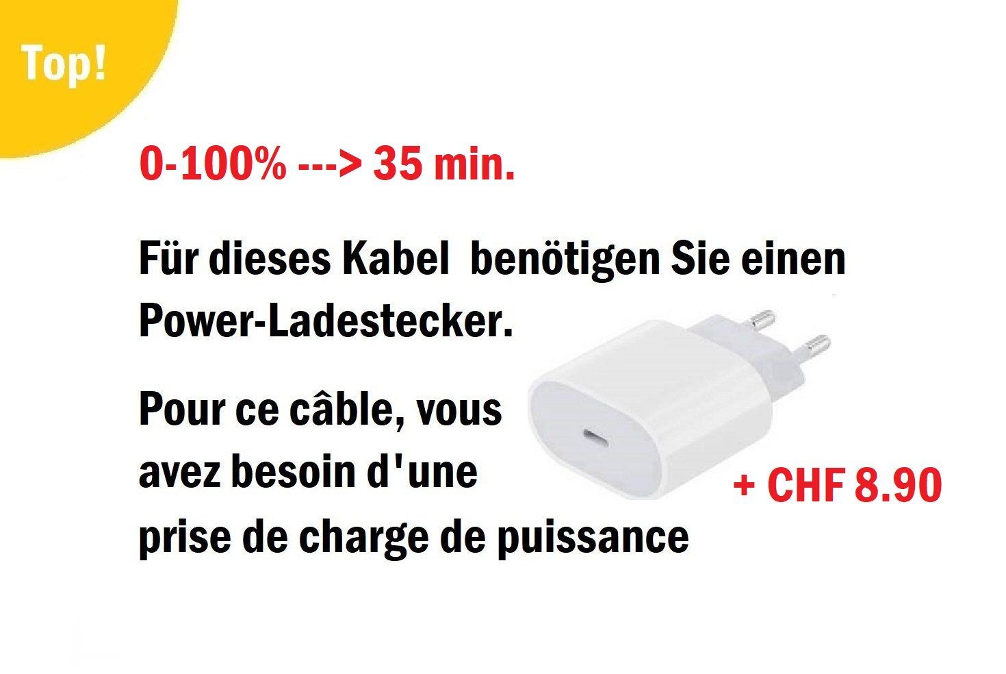 Cavi: Lade-Kabel LIGHTNING / USB Typ-C kompatibel iPhone iPad iPod – Nuovo (secondo la descrizione) da Hinwil venduto da Sevenshop 3