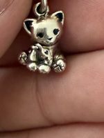 Pandora Anhänger Kätzchen Sterlingsilber gebraucht 