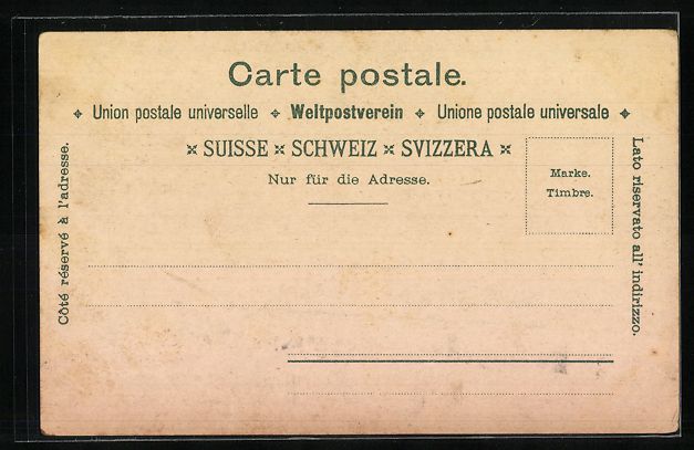 Cartoline postali: Litho Zürich, Alpenquai, Eid. Polytechn – Usato da Berlin venduto da bartko-reher 1
