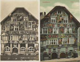 Schaffhausen SH 2 AK Haus zum Ritter 1932 sehr gut erhalten