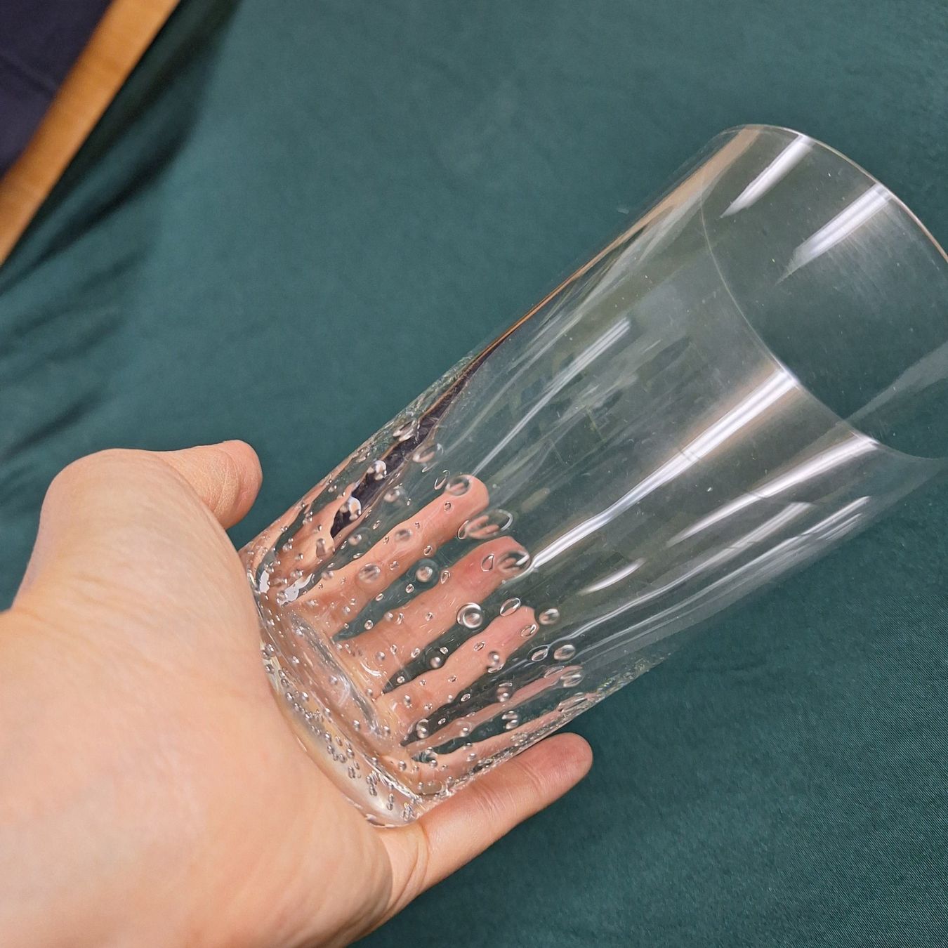 Verres: 2 grosse Trinkgläser mit Lufteinschlüssen, Bläschenoptik – D'occasion à Winterthur par ric_rl7n 7