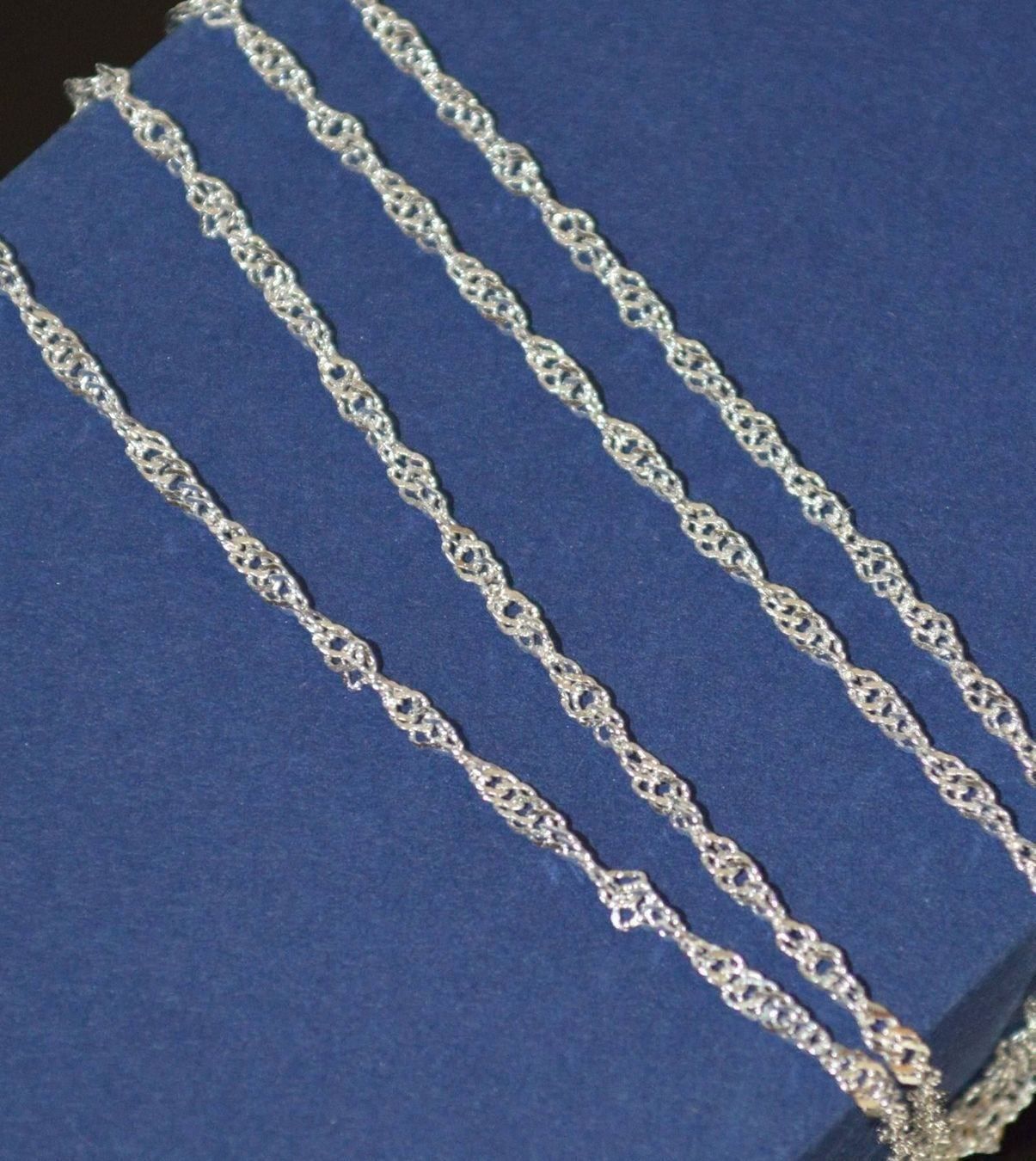 Catenine: "Singapur" 925SterlingSilber 45cm lang – Nuovo e nell'imballaggio originale da Berg TG venduto da marta970