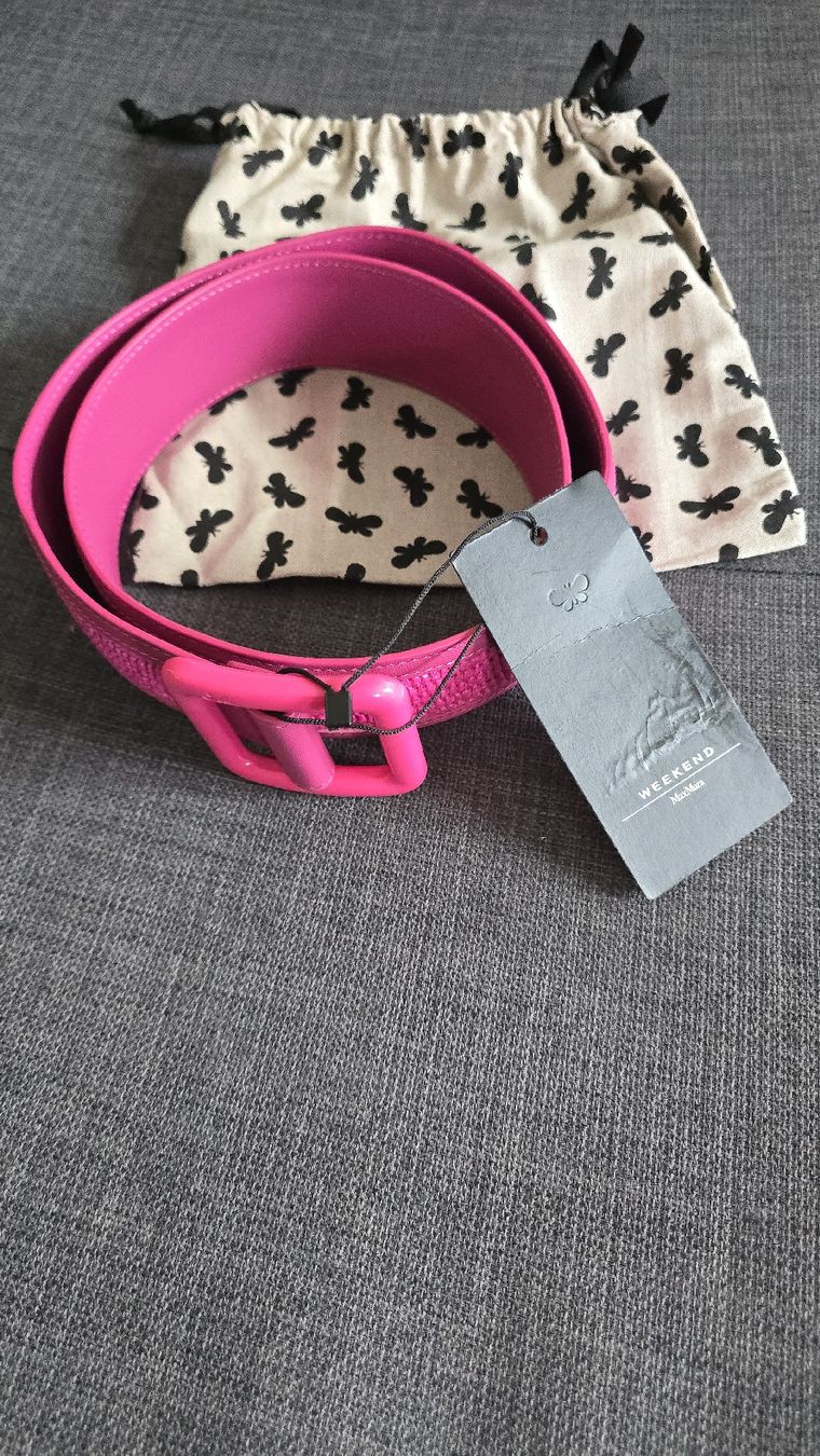 Max Mara Gürtel: Weekend Max Mara Guertel, Pink, Neu mit Etikett – Neu und originalverpackt aus Aristau von rap_6nvq