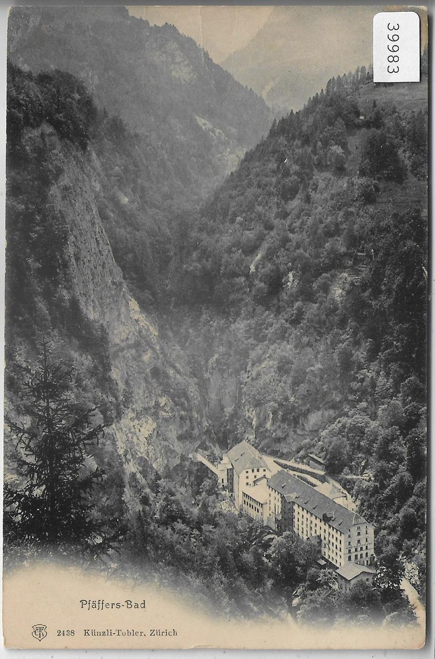 Cartes postales: Bad Pfäfers bei Ragaz – D'occasion à Ettingen par Kartenplanet